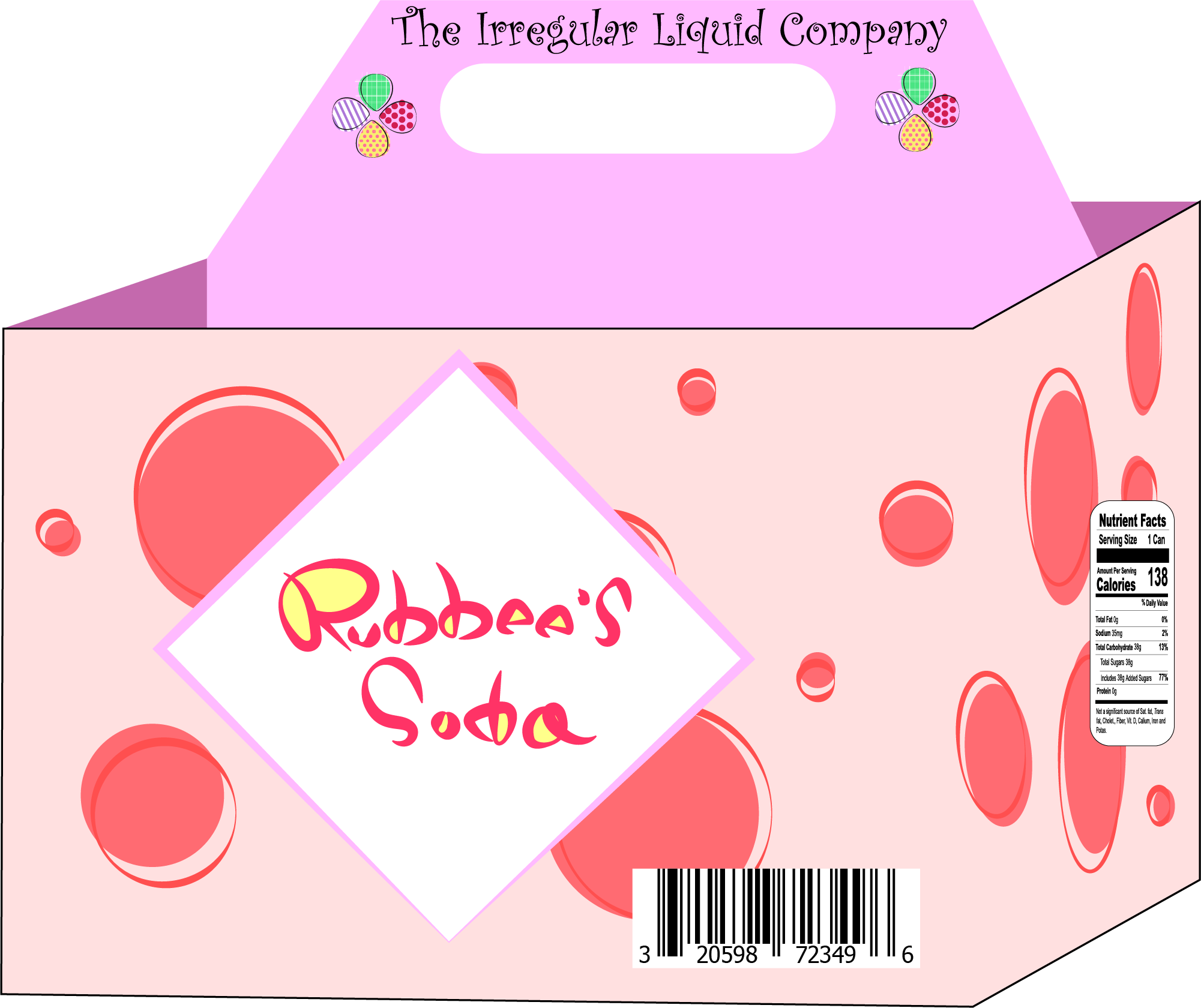 Rubee's Soda Packeging Design
