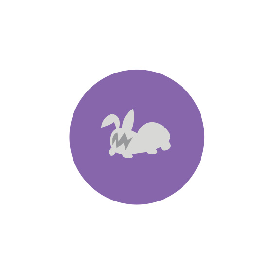 Rabbit Monster Button