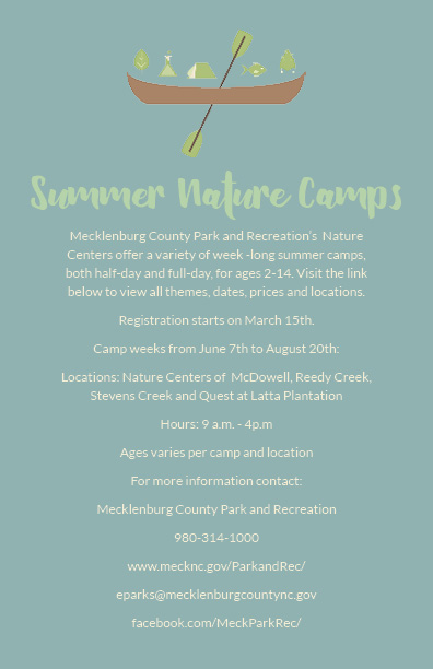 Summer Nature Camp Flyer