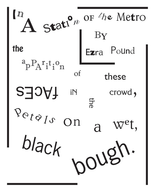 Type Poster Erza Pound Poem